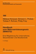 Cover: Handbuch zum Mehrwertsteuergesetz (MWSTG) - St&auml;mpfli Verlag AG