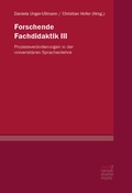 Cover: Forschende Fachdidaktik III - Narr Francke Attempto
