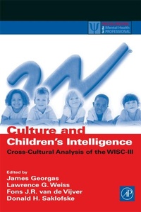 Enlarge image Cover: Culture and Children's Intelligence - Academic Press
