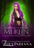 Cover: Merlin (Claimed by Avalon, #2) - Claimed by Avalon