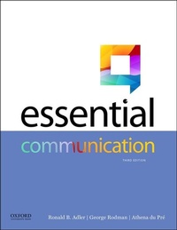 Enlarge image Cover: Essential Communication - Oxford University Press Inc