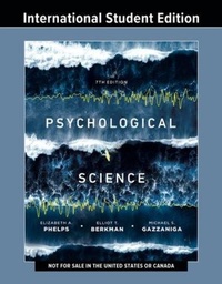 Enlarge image Cover: Psychological Science - WW Norton & Co