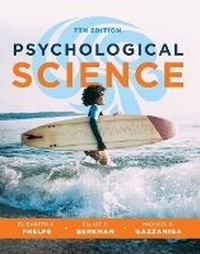 Enlarge image Cover: Psychological Science - WW Norton & Co