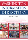 Cover: Washington Information Directory 2021-2022 - CQ Press