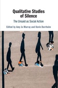 Cover: Qualitative Studies of Silence - Cambridge University Press