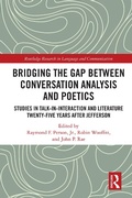 Cover: Bridging the Gap Between Conversation Analysis and Poetics - Routledge
