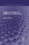 Cover: Religious Thinking from Childhood to Adolescence - Routledge