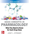 Cover: Basic Concepts in Pharmacology: What You Need to Know for Each Drug Class, Sixth Edition - McGraw-Hill Education