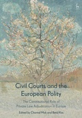 Cover: Civil Courts and the European Polity - Hart Publishing