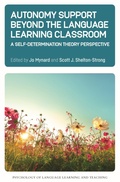 Cover: Autonomy Support Beyond the Language Learning Classroom - Multilingual Matters