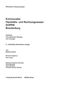 Cover: Kommunales Haushalts- und Rechnungswesen DOPPIK Brandenburg - Bernhardt, Horst