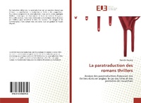 Abbildung von: La paratraduction des romans thrillers - Éditions universitaires européennes