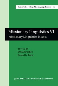 Abbildung von: Missionary Linguistics VI - John Benjamins Publishing Co
