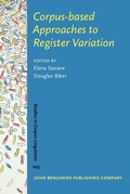 Cover: Corpus-based Approaches to Register Variation - John Benjamins Publishing Company