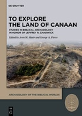 Cover: To Explore the Land of Canaan - De Gruyter