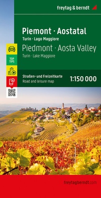 Abbildung von: Piemont - Aostatal, Straßen- und Freizeitkarte 1:150.000, freytag & berndt - Freytag-Berndt und ARTARIA