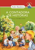 Cover: A contadora de hist&oacute;rias - Editora Melhoramentos