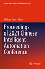Cover: Proceedings of 2021 Chinese Intelligent Automation Conference - Springer