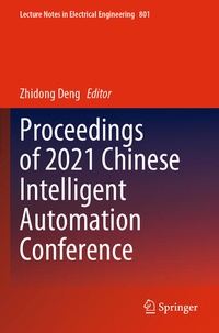 Enlarge image Cover: Proceedings of 2021 Chinese Intelligent Automation Conference - Springer