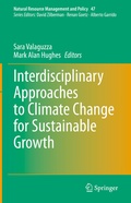 Cover: Interdisciplinary Approaches to Climate Change for Sustainable Growth - Springer