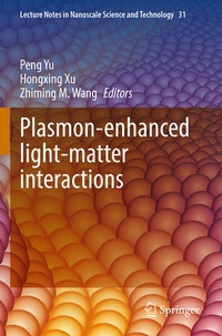Enlarge image Cover: Plasmon-enhanced light-matter interactions - Springer