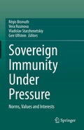 Cover: Sovereign Immunity Under Pressure - Springer