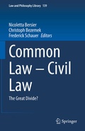 Cover: Common Law - Civil Law - Springer