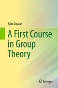 Cover: A First Course in Group Theory - Springer