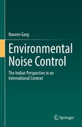 Cover: Environmental Noise Control - Springer
