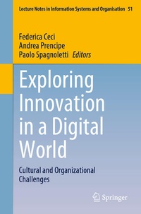 Enlarge image Cover: Exploring Innovation in a Digital World - Springer