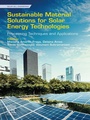 Cover: Sustainable Material Solutions for Solar Energy Technologies - Elsevier