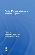 Cover: Asian Perspectives On Human Rights - Routledge