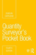 Cover: Quantity Surveyor's Pocket Book - Routledge