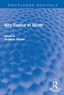 Cover: Key Topics of Study - Routledge