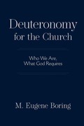 Cover: Deuteronomy for the Church - Fortress Press,U.S.