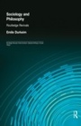 Cover: Sociology and Philosophy (Routledge Revivals) - Routledge