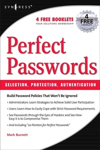 Enlarge image Cover: Perfect Passwords - Syngress
