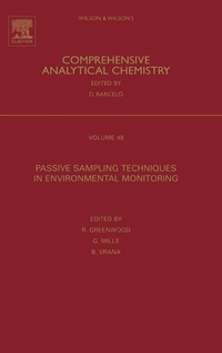 Enlarge image Cover: Passive Sampling Techniques in Environmental Monitoring: Volume 48 - Elsevier