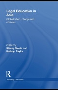Cover: Legal Education in Asia - Routledge