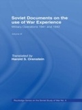 Cover: Soviet Documents on the Use of War Experience - Routledge