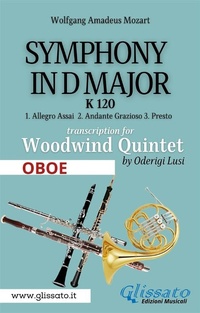 Abbildung von: (Oboe) Symphony K 120 - Woodwind Quintet - Glissato Edizioni Musicali
