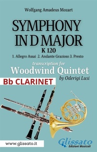 Abbildung von: (Bb Clarinet) Symphony K 120 - Woodwind Quintet - Glissato Edizioni Musicali