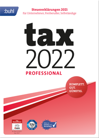Abbildung von: tax 2022 Professional - BUHL-DATA-SERVICE
