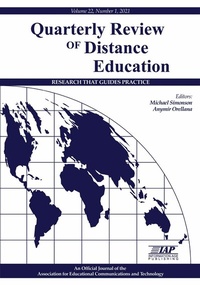 Enlarge image Cover: Quarterly Review of Distance Education - IAP - Information Age Publishing