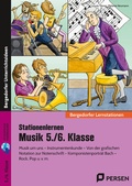 Cover: Stationenlernen Musik 5./6. Klasse - Persen Verlag in der AAP Lehrerwelt GmbH
