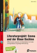 Cover: Literaturprojekt: Emma und der Blaue Dschinn - Persen Verlag in der AAP Lehrerwelt GmbH