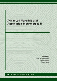 Abbildung von: Advanced Materials and Application Technologies II - Trans Tech Publications Ltd