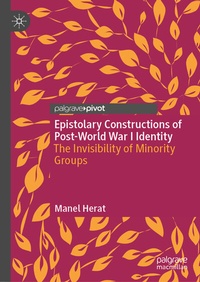 Abbildung von: Epistolary Constructions of Post-World War I Identity - Palgrave Pivot