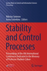 Enlarge image Cover: Stability and Control Processes - Springer
