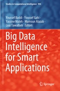 Cover: Big Data Intelligence for Smart Applications - Springer